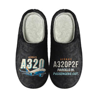 Thumbnail for Airbus A320P2F - Slippers - Cotton - Cartoon - Black