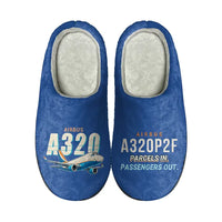 Thumbnail for Airbus A320P2F - Slippers - Cotton - Cartoon - Blue