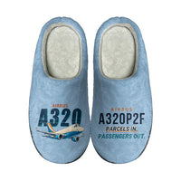 Thumbnail for Airbus A320P2F - Slippers - Cotton - Cartoon - Light Blue