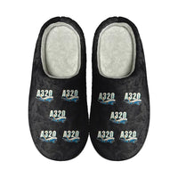 Thumbnail for Airbus A320P2F - Slippers - Cotton - Cartoon Pattern - Black