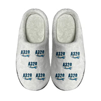 Thumbnail for Airbus A320P2F - Slippers - Cotton - Cartoon Pattern - White