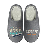 Thumbnail for Airbus A320P2F - Slippers - Cotton - Original + Name - Gray
