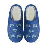 Thumbnail for Airbus A320P2F - Slippers - Cotton - Original Pattern - Blue