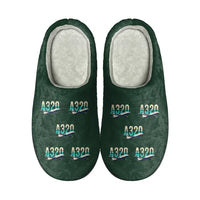 Thumbnail for Airbus A320P2F - Slippers - Cotton - Original Pattern - Dark Green