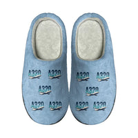 Thumbnail for Airbus A320P2F - Slippers - Cotton - Original Pattern - Light Blue