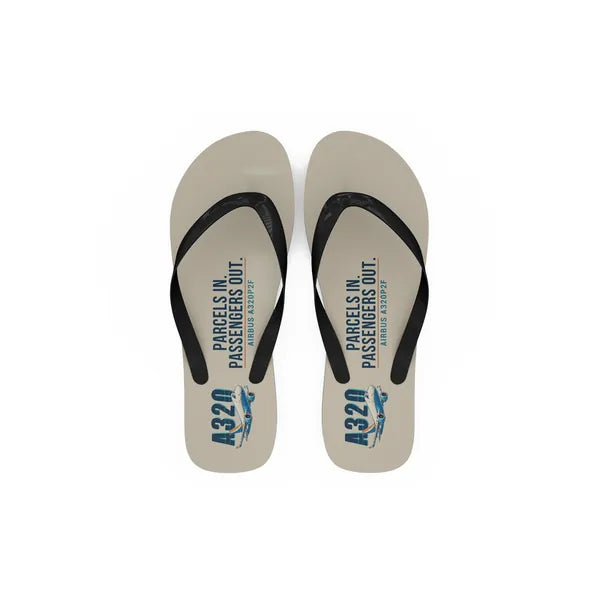 Airbus A320P2F - Slippers - Flip Flops - Cartoon - Beige