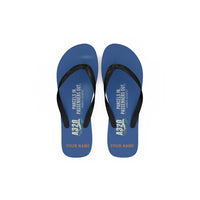 Thumbnail for Airbus A320P2F - Slippers - Flip Flops - Cartoon + Name - Blue