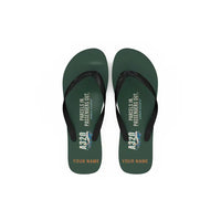 Thumbnail for Airbus A320P2F - Slippers - Flip Flops - Cartoon + Name - Dark Green