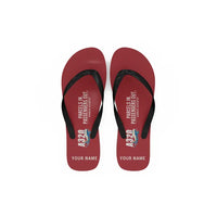 Thumbnail for Airbus A320P2F - Slippers - Flip Flops - Cartoon + Name - Red