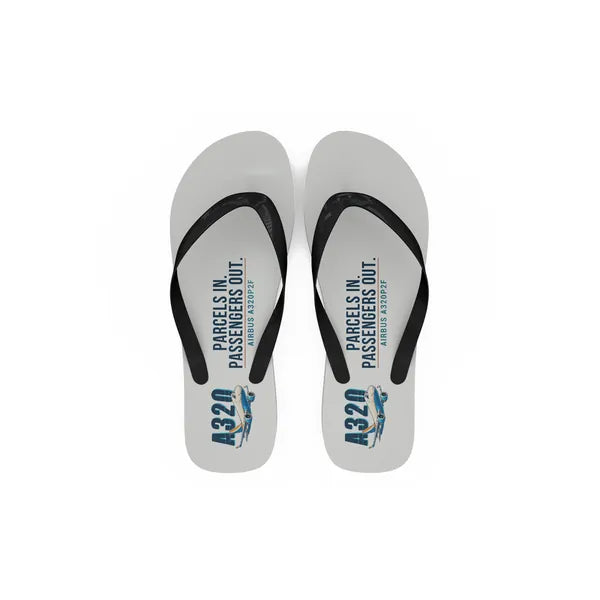 Airbus A320P2F - Slippers - Flip Flops - Cartoon - White