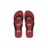 Thumbnail for Airbus A320P2F - Slippers - Flip Flops - Original Pattern - Red