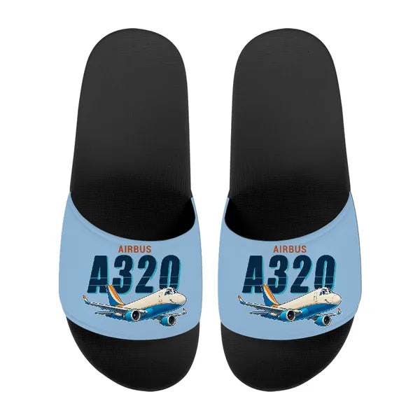 Airbus A320P2F - Slippers - Sport - Cartoon - Light Blue
