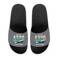 Thumbnail for Airbus A320P2F - Slippers - Sport - Original + Name - Gray