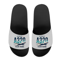 Thumbnail for Airbus A320P2F - Slippers - Sport - Original + Name - Light Gray