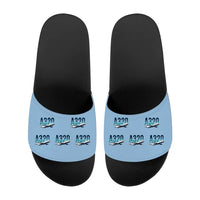 Thumbnail for Airbus A320P2F - Slippers - Sport - Original Pattern - Light Blue