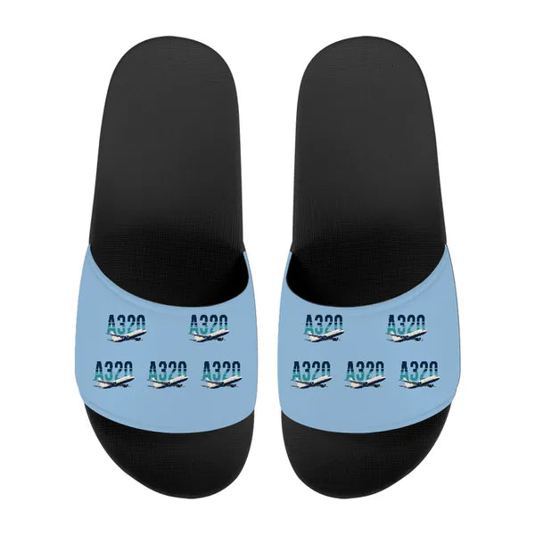 Airbus A320P2F - Slippers - Sport - Original Pattern - Light Blue