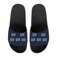 Thumbnail for Airbus A320P2F - Slippers - Sport - Original Pattern - Navy Blue