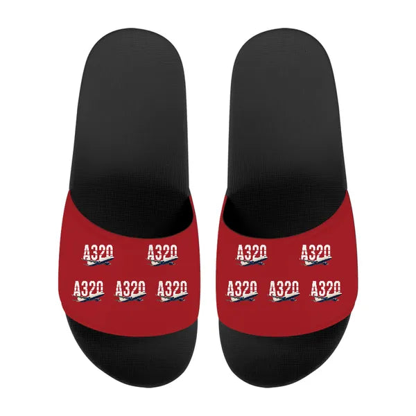 Airbus A320P2F - Slippers - Sport - Original Pattern - Red
