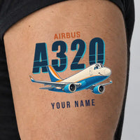 Thumbnail for Airbus A320P2F - Tattoo - Cartoon + Name - Man