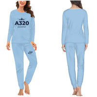 Thumbnail for Airbus A320P2F - Women Pajamas - Heritage Chest - Light Blue