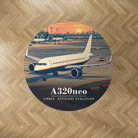 Thumbnail for Airbus A320neo - 3D - Round Carpet - Full Print
