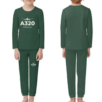 Thumbnail for Airbus A320neo - Children Pajamas - Heritage Chest - Dark Green