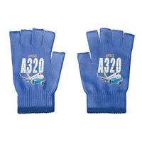 Thumbnail for Airbus A320neo - Gloves - Cut - Cartoon - Blue