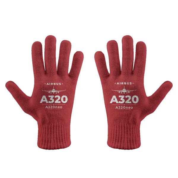 Airbus A320neo - Gloves - Full - Heritage - Red