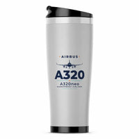 Thumbnail for Airbus A320neo - Heritage - Stainless Steel (No Holder) - Light Gray