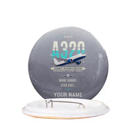 Thumbnail for Airbus A320neo - Original + Name - Pin - Gray