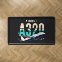 Thumbnail for Airbus A320neo - Original - Rectangle Carpet - Black