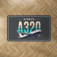 Thumbnail for Airbus A320neo - Original - Rectangle Carpet - Dark Gray