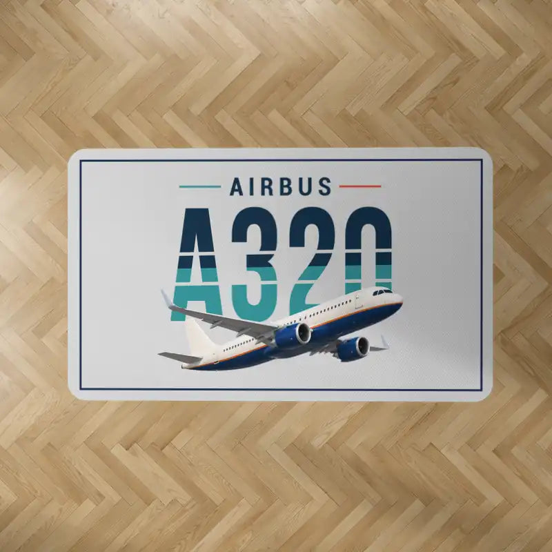 Airbus A320neo - Original - Rectangle Carpet - Light Gray