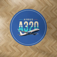 Thumbnail for Airbus A320neo - Original - Round Carpet - Blue
