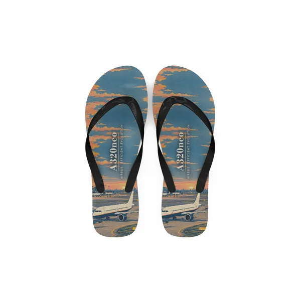Airbus A320neo - Slippers - Flip Flops - 3D - Full Print
