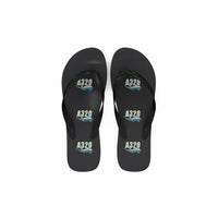 Thumbnail for Airbus A320neo - Slippers - Flip Flops - Cartoon Pattern - Black