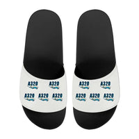 Thumbnail for Airbus A320neo - Slippers - Sport - Cartoon Pattern - White