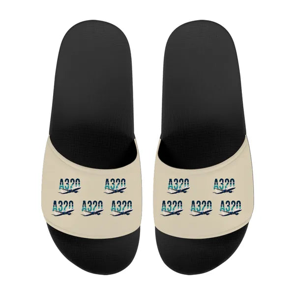 Airbus A320neo - Slippers - Sport - Original Pattern - Beige