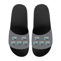 Thumbnail for Airbus A320neo - Slippers - Sport - Original Pattern - Gray