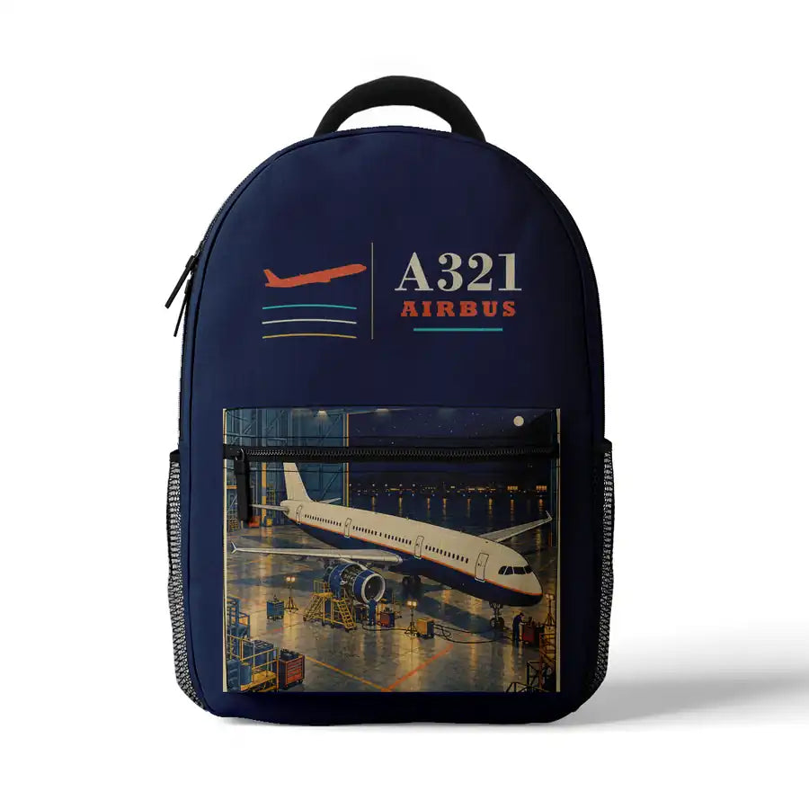 Airbus A321 - 3D Backpack - Dark Blue