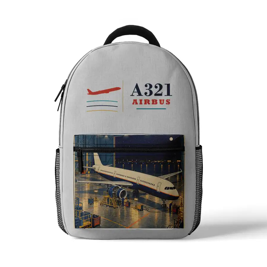 Airbus A321 - 3D Backpack - White
