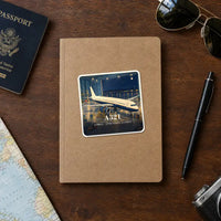 Thumbnail for Airbus A321 - 3D - Square Sticker - Notebook