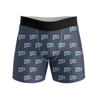 Thumbnail for Airbus A321 - Men Boxers - Original Pattern - Navy Blue