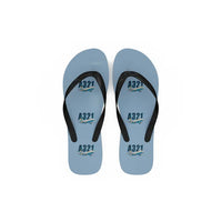 Thumbnail for Airbus A321 - Slippers - Flip Flops - Cartoon Pattern - Light Blue