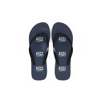 Thumbnail for Airbus A321 - Slippers - Flip Flops - Cartoon Pattern - Navy Blue