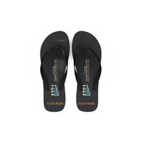 Thumbnail for Airbus A321 - Slippers - Flip Flops - Original + Name - Black