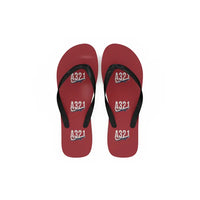 Thumbnail for Airbus A321 - Slippers - Flip Flops - Original Pattern - Red