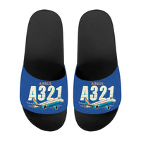 Thumbnail for Airbus A321 - Slippers - Sport - Cartoon - Blue