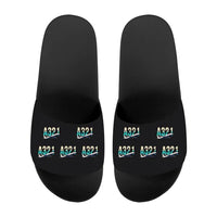 Thumbnail for Airbus A321 - Slippers - Sport - Original Pattern - Black