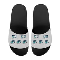 Thumbnail for Airbus A321 - Slippers - Sport - Original Pattern - Light Gray